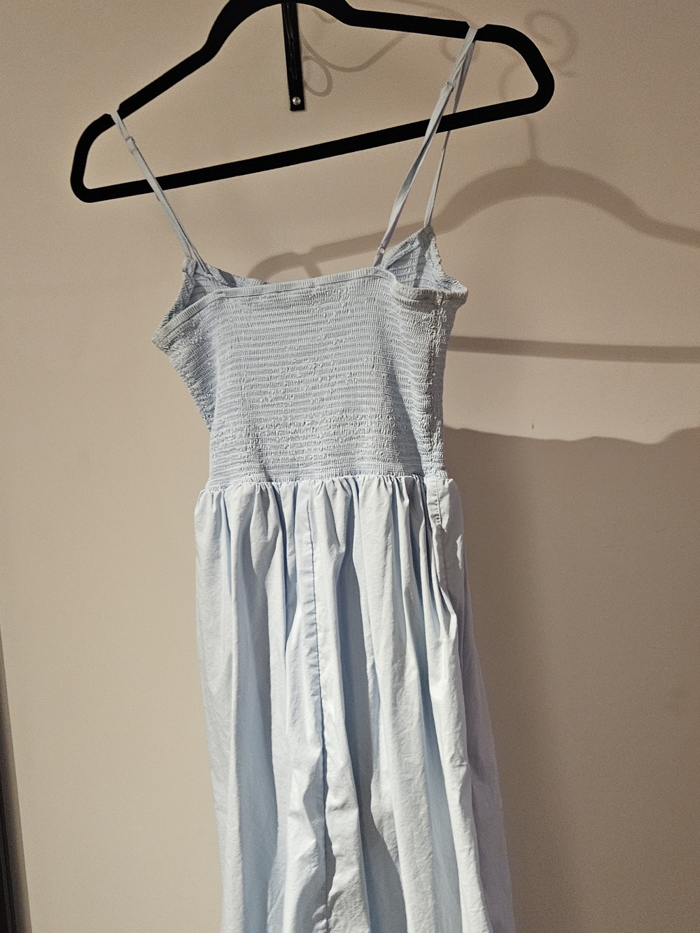 Dynamite Light Blue Smocked Maxi Dress - Picture 3 of 5